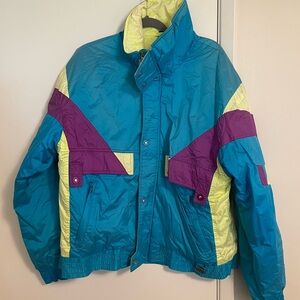 White Stag Retro Ski Jacket Men’s Large Bright Blue